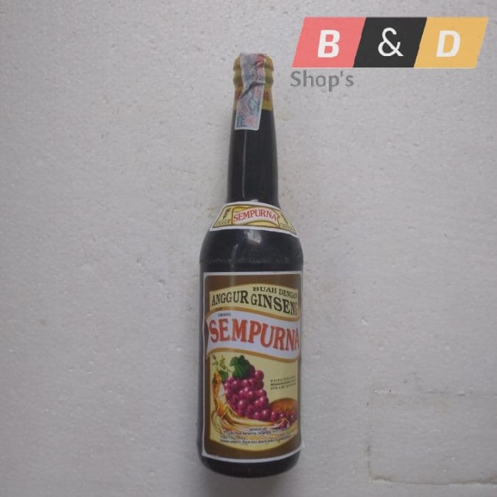 

SEMPURNA. Anggur Ginseng | Jamu | Minuman Tradisional Botol Besar. (BERKUALITAS)