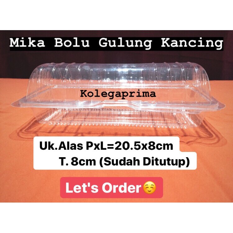 MIKA BOLU GULUNG/ BG 225/ MIKA BOLU TUTUP KANCING MURAH ISI 50PCS