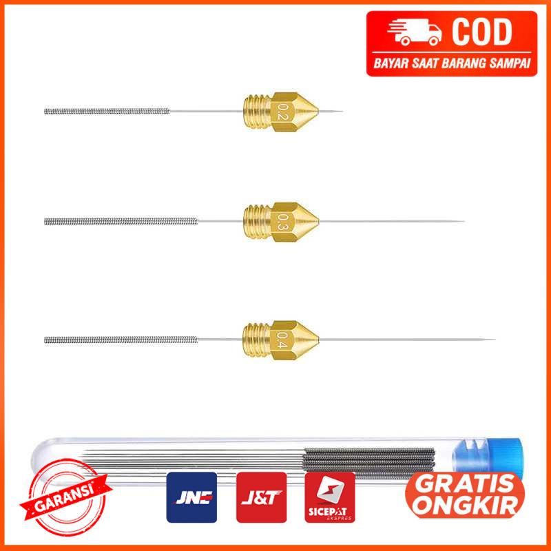 Jarum Pembersih Nozzle 3D Printer Cleaning Needle 10PCS