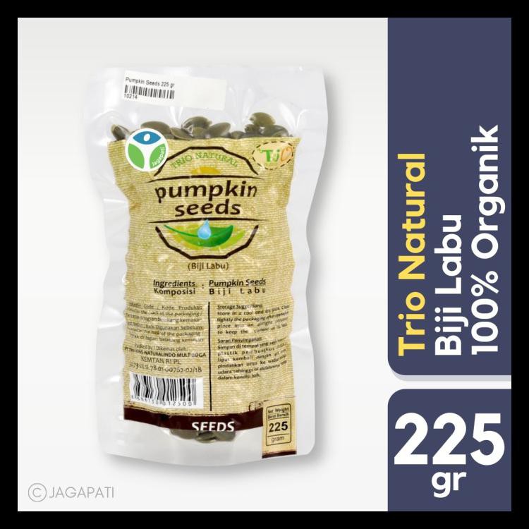 

BARU! TRIO NATURAL - PUMPKIN SEEDS 225 GR - BIJI LABU - ORGANIK PALING MURAH