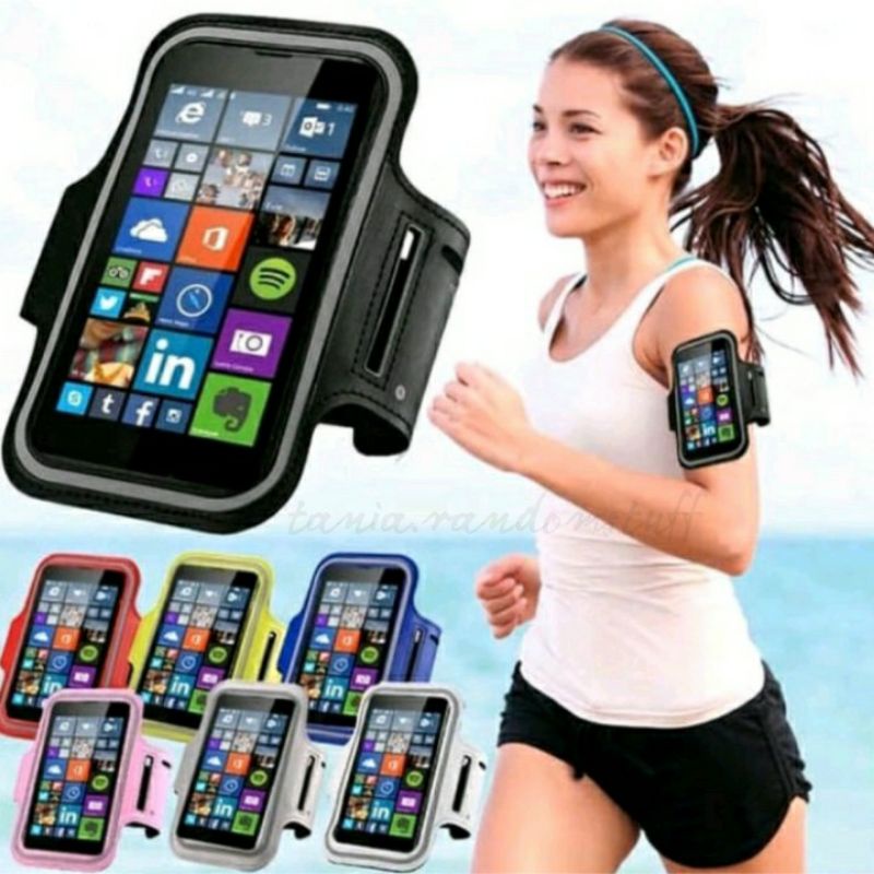 Tas Hp Jogging Lengan/Tas Untuk Hp Lengan Olahraga/Armband Case Olahraga/Tas Sport di Lengan