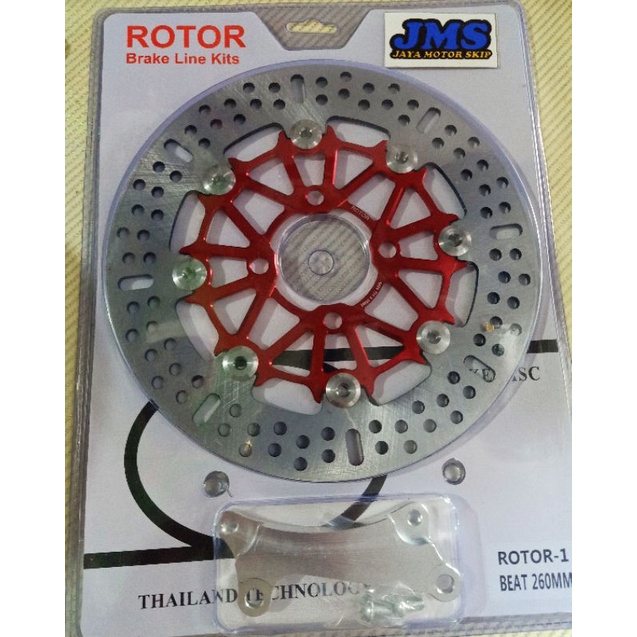 Disc Piringan ROTOR Beat/ Vario UK.260mm Red ( Floating)