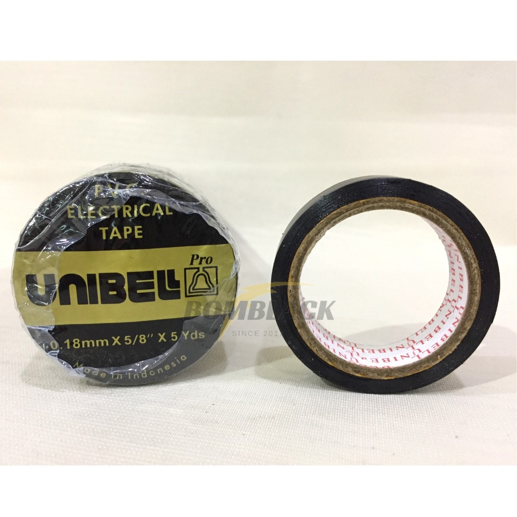 Isolasi Kabel Listrik 4,5m 5yard Unibell Isolasi Selotip Solasi Elektronik MURAH-2