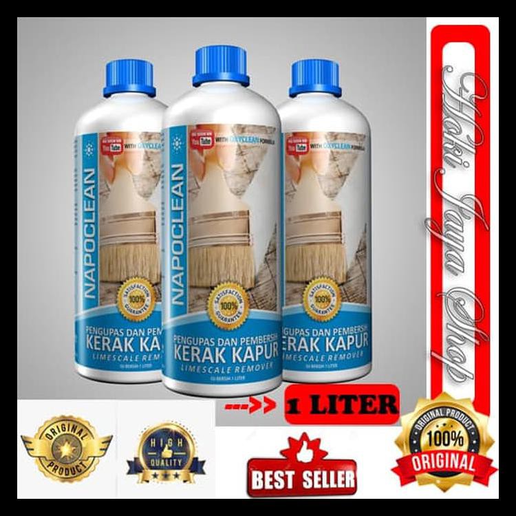 NAPOCLEAN BIRU LIMESCALE REMOVER PEMBERSIH KERAK KAPUR SEMEN 1 LITER