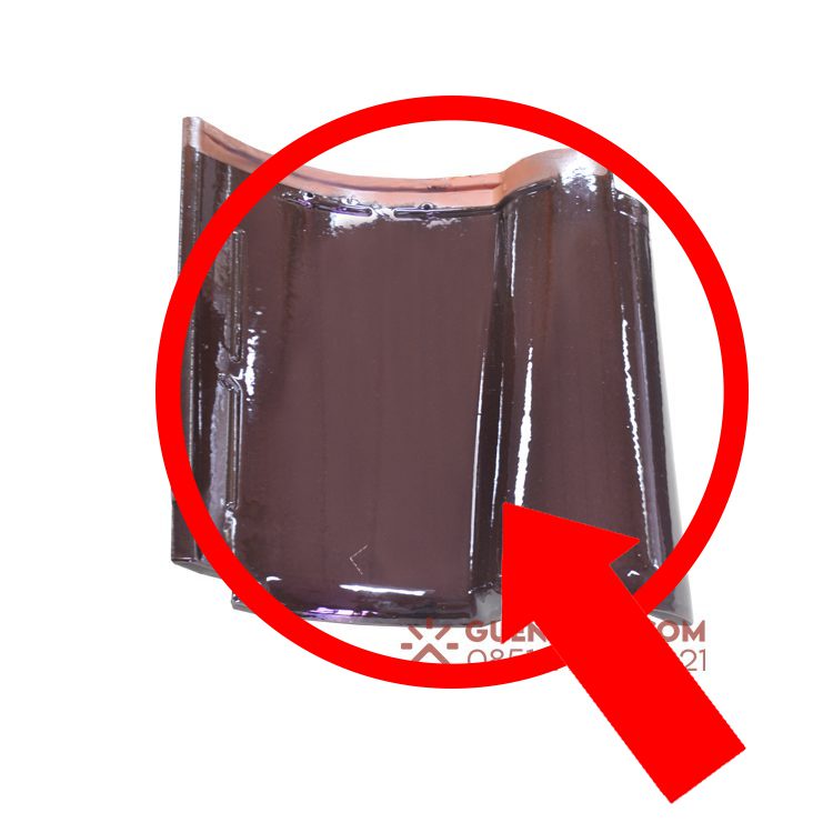 Genteng Keramik Utama Kia Kw 1 Warna Coco Brown