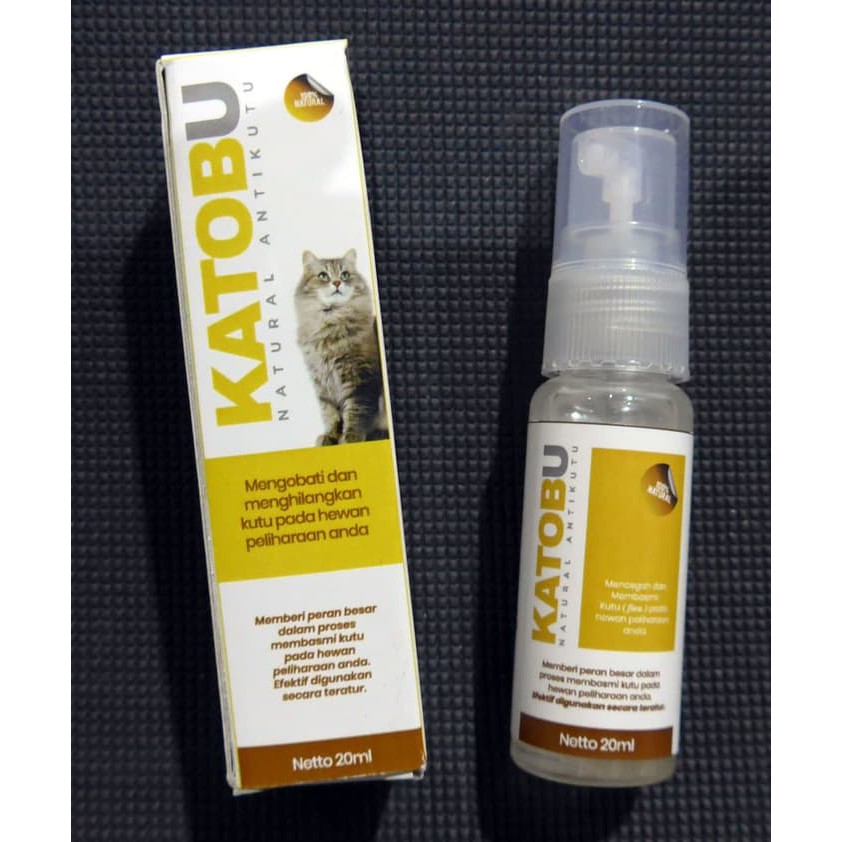 Katobu 20ml (For Cat) - Spray Penghilang Kutu Kucing