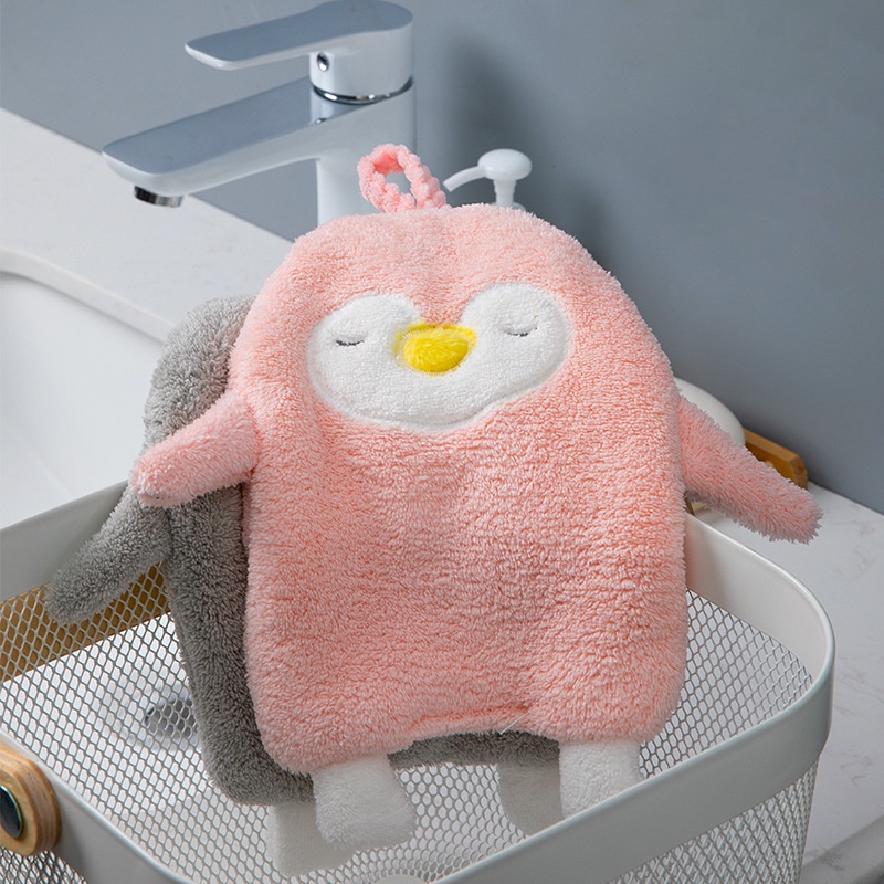 UNNISO - Lap Tangan Microfiber Motif Penguin Handtowel Penguin LT04