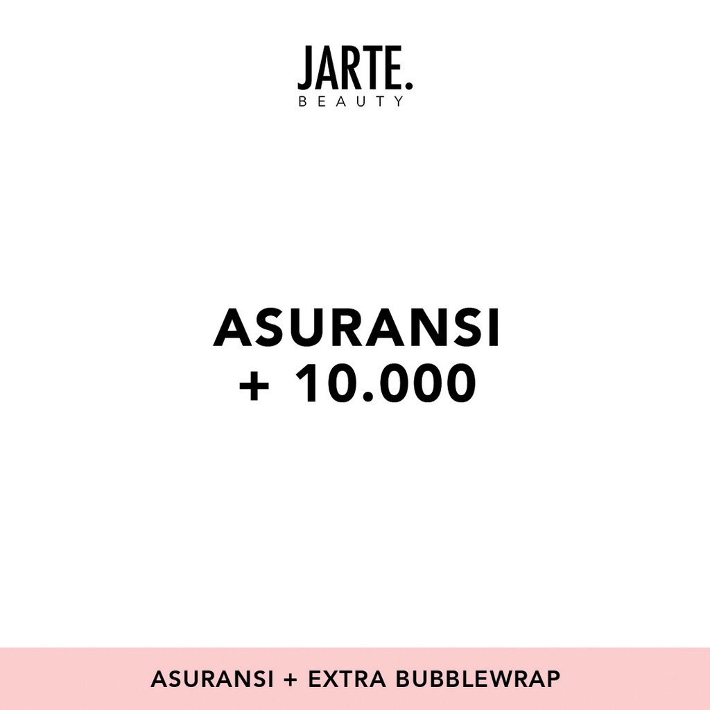 

Asuransi + Extra Bubblewrap Produk Jarte Beauty