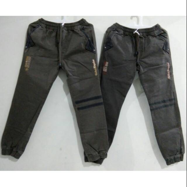 50875 Celana Anak Joger Bombi Stripe