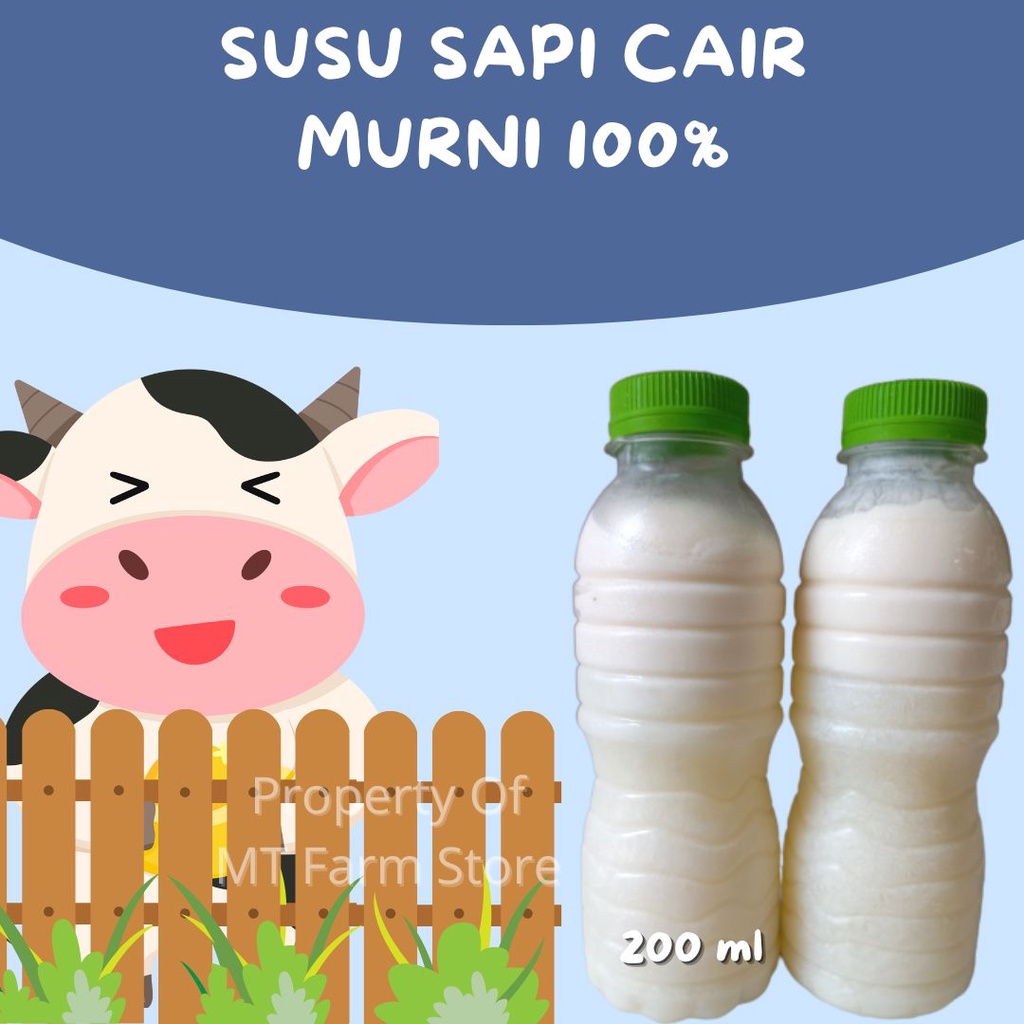 

Susu Sapi Cair Murni 200 ml Tanpa Campuran