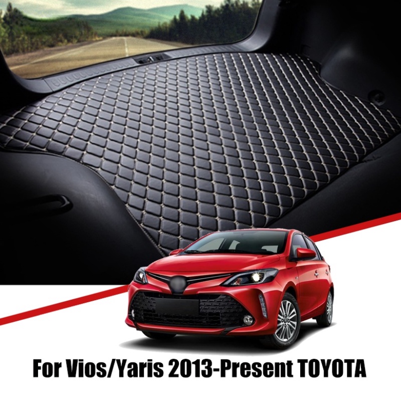 Matras Bagasi Mobil Bahan Kulit Untuk Toyota Vios Yaris 2013 2014 2015 2016 2017 2018-2021