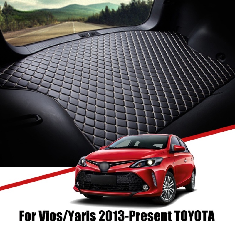 Matras Bagasi Mobil Bahan Kulit Premium Untuk Toyota Vios Yaris 2013-2021