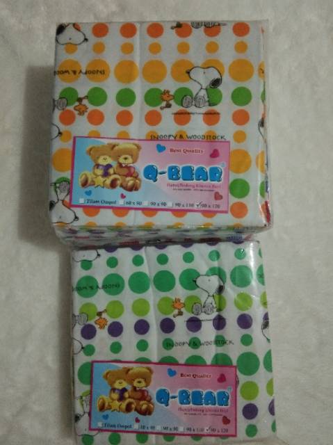 ISI 6 pcs Kain Pernel / Kain Bedong Bayi Uk.Besar 90 X120 Motif Animal dan Polkadot