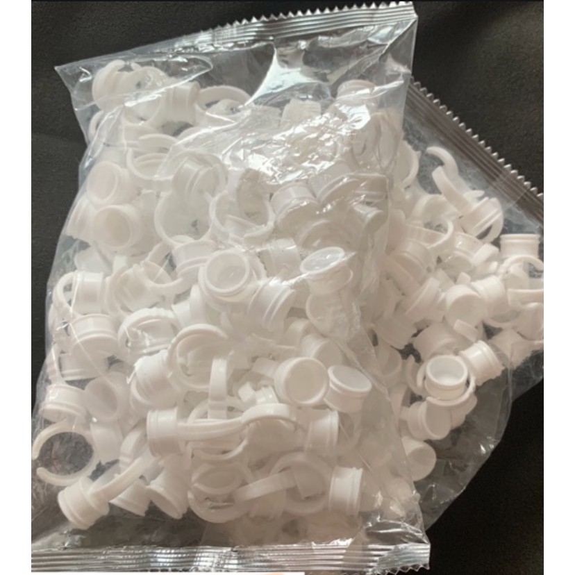 

1 PACK RING GLUE PUTIH / PINK Tempat Glue Ring Pink / Ring Tinta / Ink Ring / ring sulam