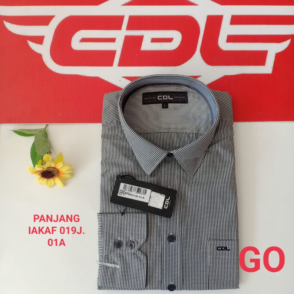 gof CDL (CARDINAL) KEMEJA FORMAL MOTIF REGULAR FIT &amp; SLIMFIT Pakaian Pria Atasan Kemeja Hem Lengan Panjang Original