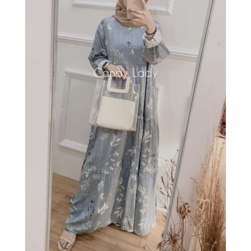 GAMIS RAYON WANITA CANDY LADY BUSUI PREMIUM MOTIF KEKINIAN 2021