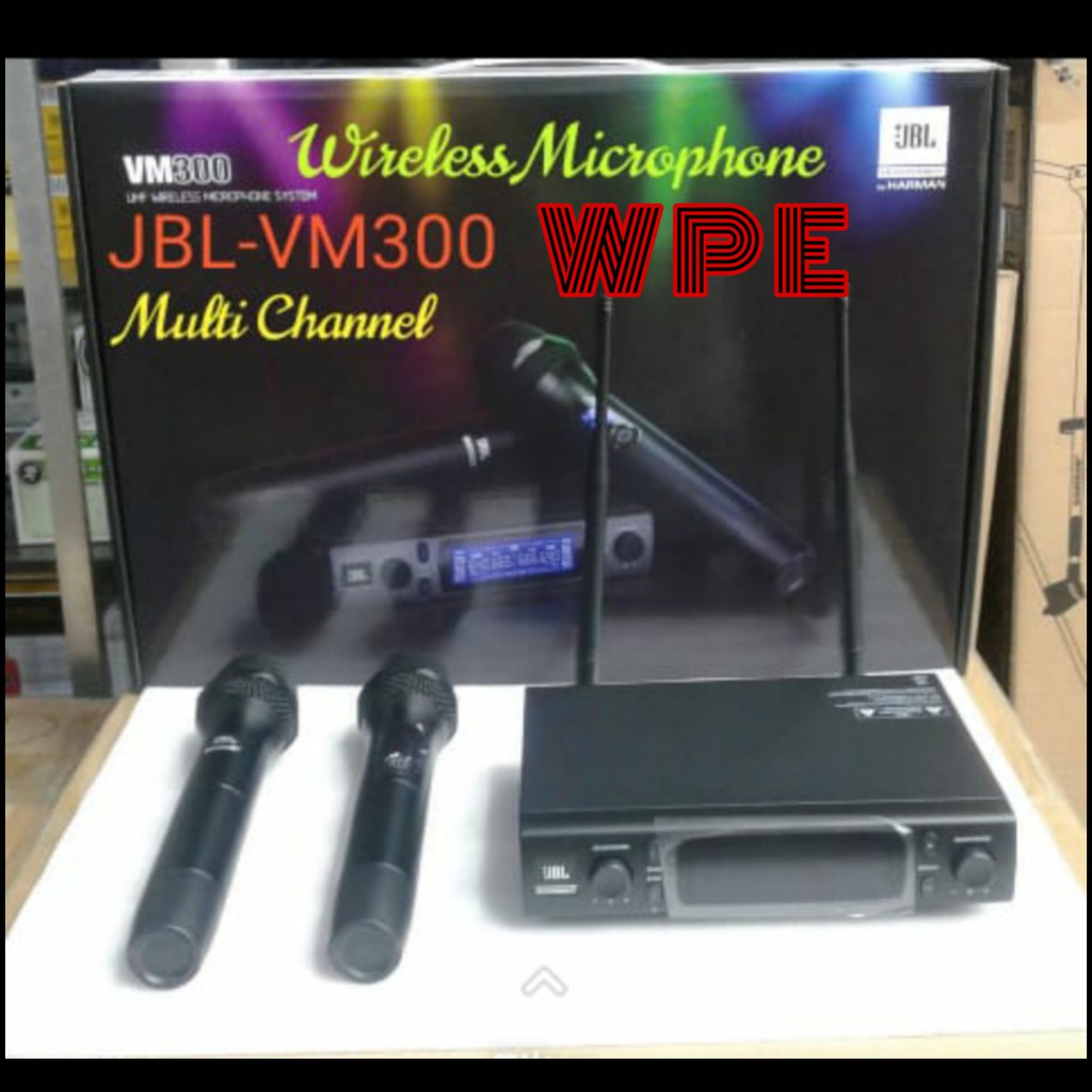 Mic Wireless JBL VM300 Original Handheld JBL VM 300
