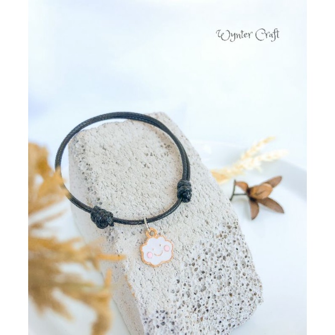 WA137 Gelang Tali Charm Sky / Rainbow / Sun / Clouds by Wynter Craft