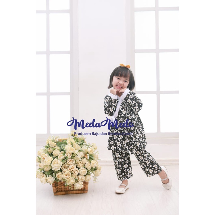 COD ONE SET AKIRA BAHAN KATUN JEPANG | ONE SET ANAK MOTIF | SETELAN BAJU ANAK PEREMPUAN