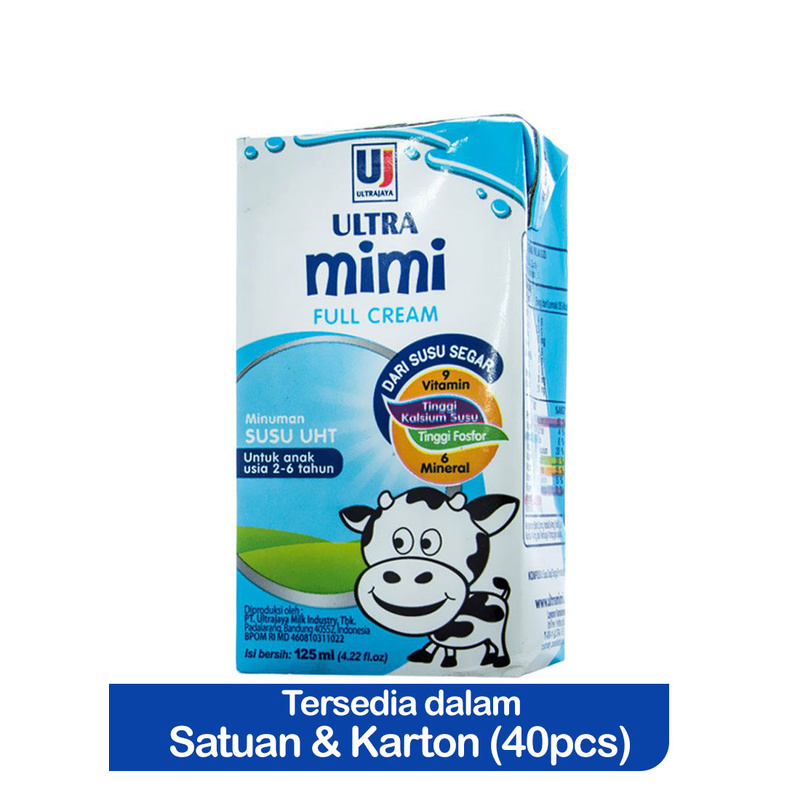 

Ultra Mimi Susu Cair Uht Full Cream 125Ml - Alhanan/04