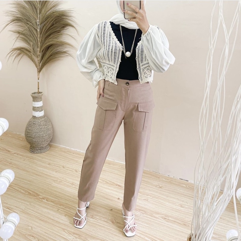 MENAL LINEN PANTS 2257