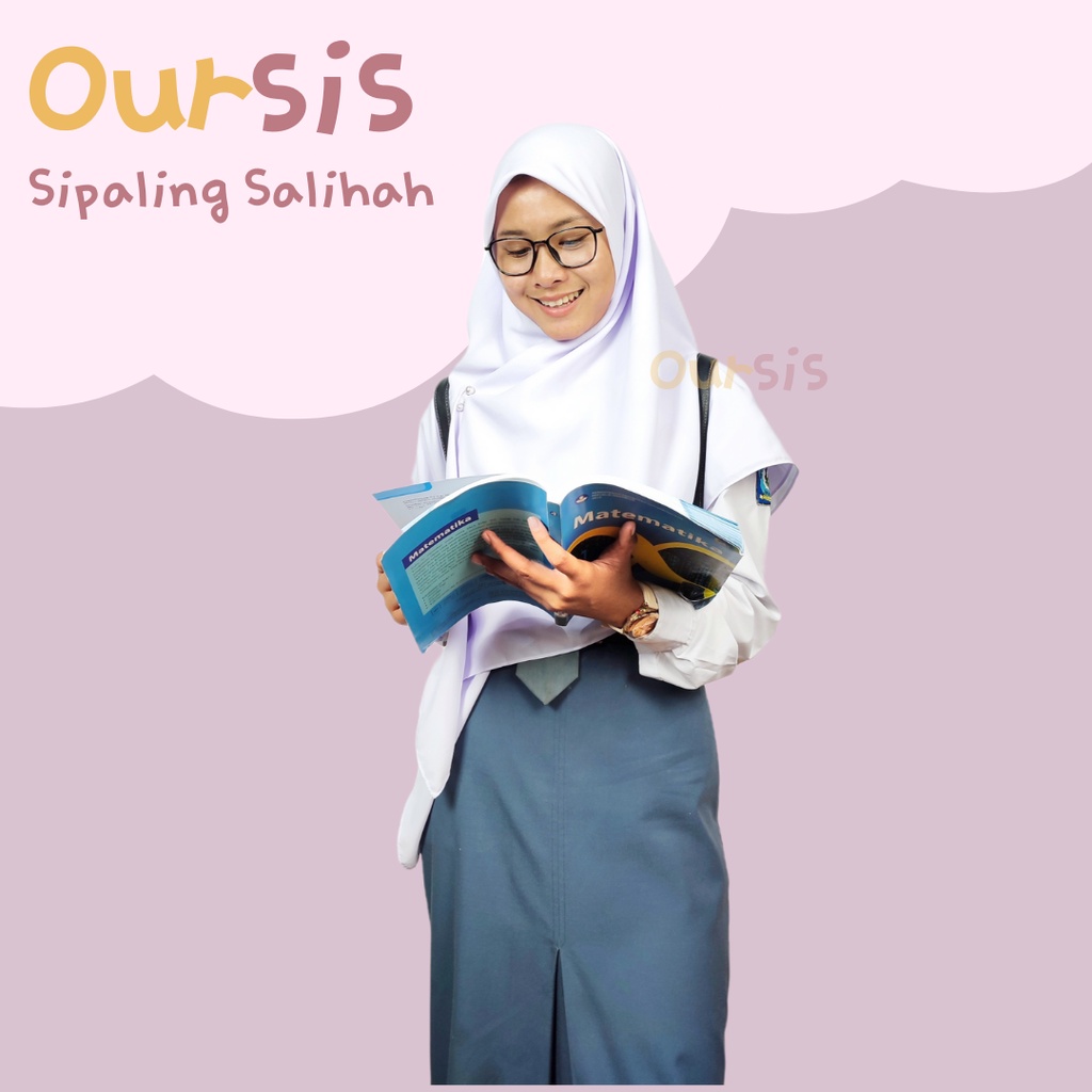 ᴏᴜʀꜱɪꜱ Kerudung Sekolah Segi Empat 130 | SiPALING SALIHAH