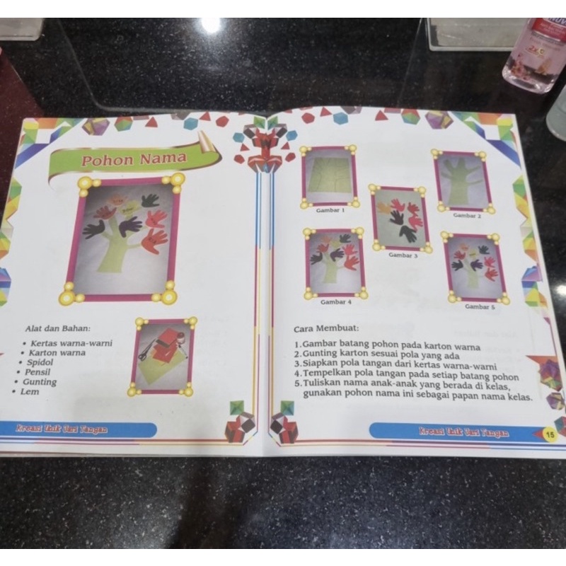 Seri buku pintar kreasi unik jari tangan