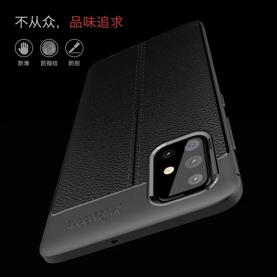 Autofocus Samsung A01 A31 A51 A71 Case Softcase Jelly Case hitam Black Silikon Lembut Lentur