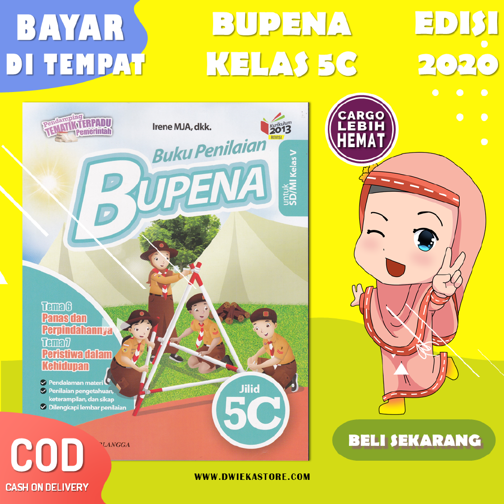 Buku Bupena Kelas 5 Jilid 5c Tema 6 Dan Tema 7 Kurikulum 2013 Edisi Revisi Shopee Indonesia