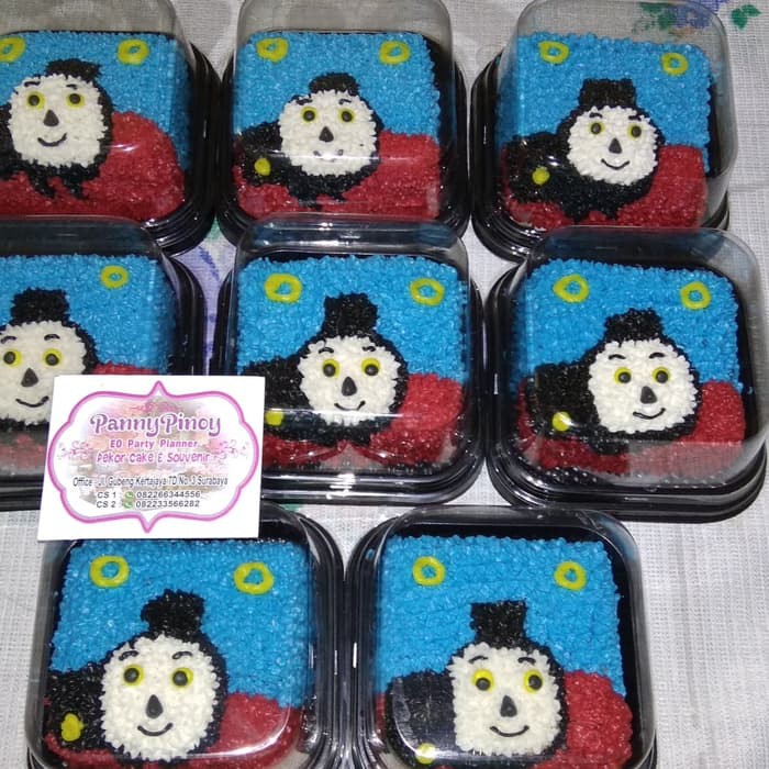 

Kue Tart mini 3D Custom Thomas