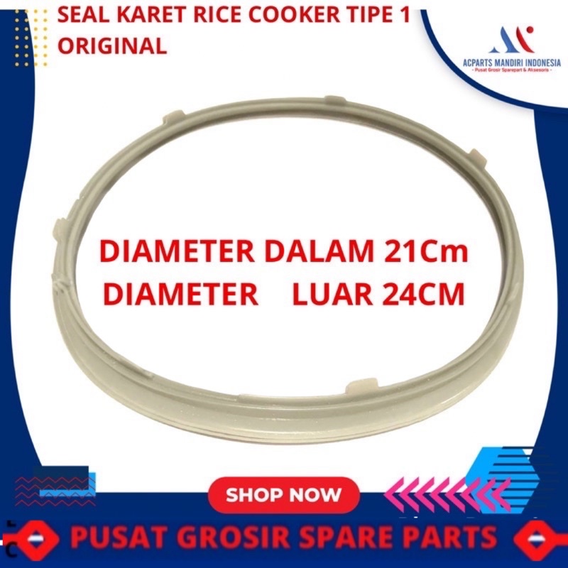 seal karet penutup rice cooker / magicom / magi com universal multi 1.8-2 liter