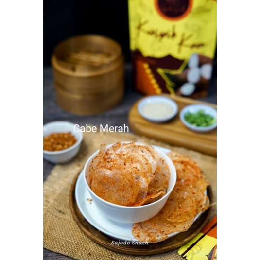 

Keripik Kaca Cabe Merah, sajodo, halal, tanpa pengawet
