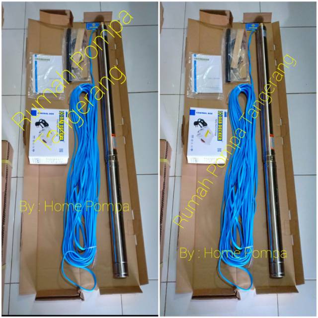 Pompa submersible satelit untuk sumur bor 2" merk DABDEKER