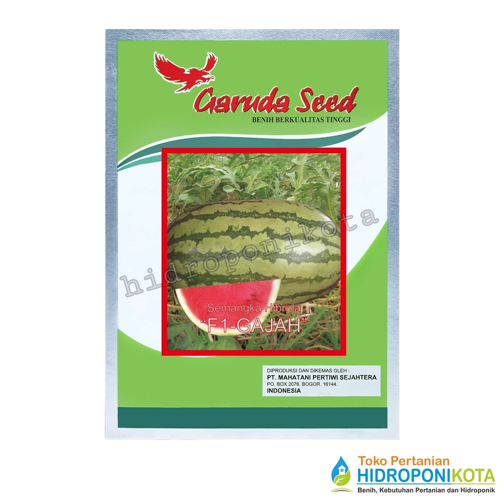 GS - benih SEMANGKA MERAH GAJAH isi 10 gram - bibit semangka - garuda seed