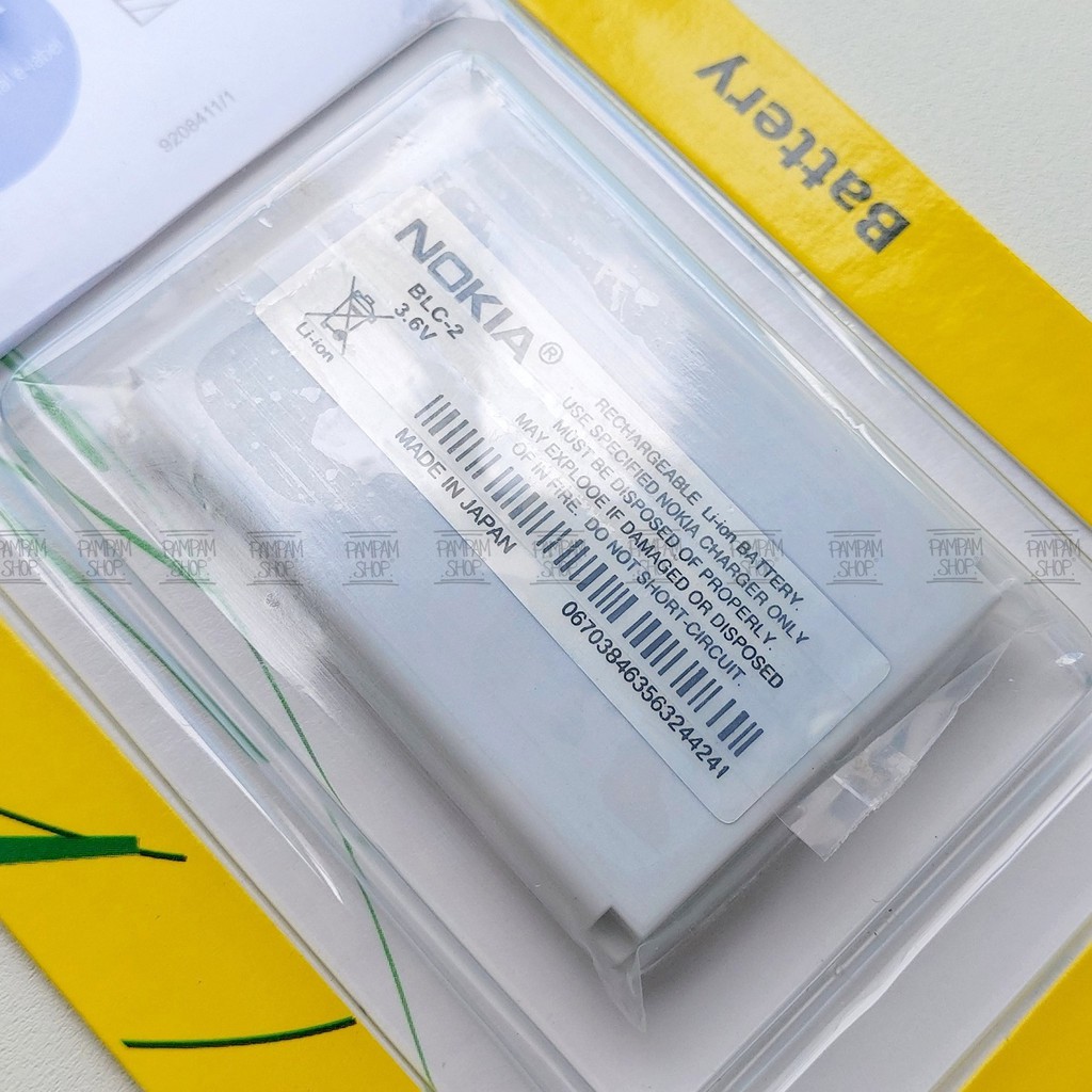 Baterai Nokia BLC-2 BLC2 3310 3315 3330 3510 3530 3585 2260 Original OEM Batre Batrai Battery Ori