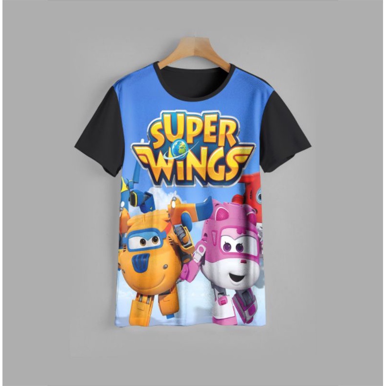 Kaos Printing Super Wings (kaos super wings)