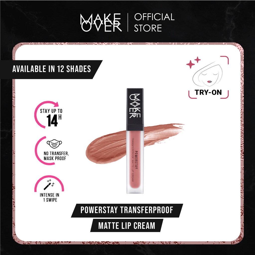 Make Over Powerstay Transferproof Matte Lip Cream 7 gr