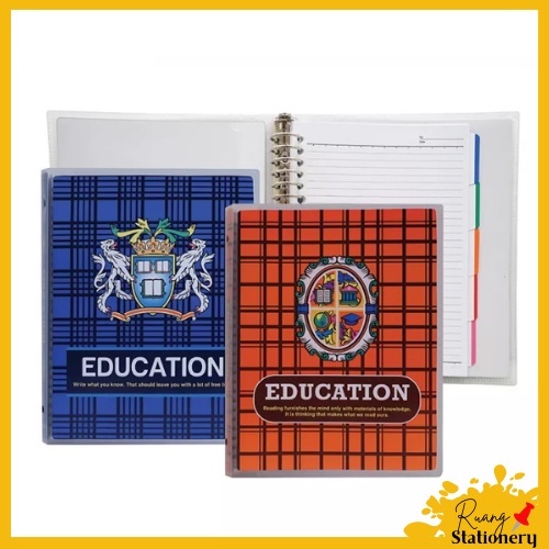 

Buku Binder Ring Ukuran B5 Besar / A5 Kecil [1 Pcs]