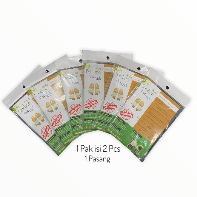 Koyo Kaki Bamboo Gold Detox Pembersih Racun Foot Patch