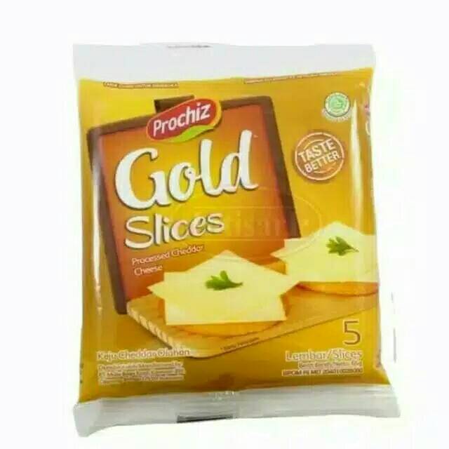 

Keju Prochiz Gold Slice isi 5 lembar