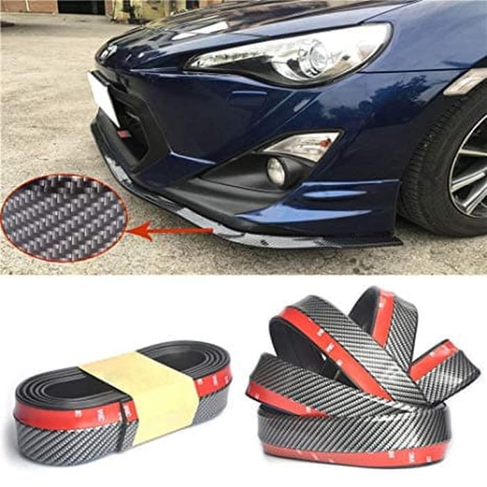 Bumper Lips Carbon Mobil SAMURAI Original UNIVERSAL / Karet List Pelindung Bumper Mobil SAMURAI