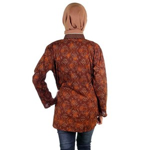 Blus Batik I Blouse Batik I Blus Kerja Wanita Batik Dewi - Warna 4