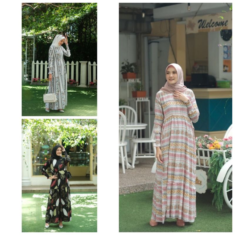 MIDI LONG TUNIK / MIDI DRESS PREMIUM / GAMIS MIDI ORIGINAL