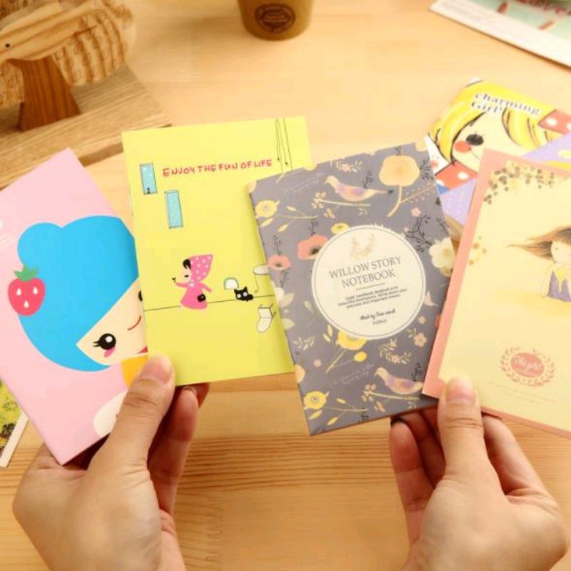 Buku Tulis Mini Notebook Mini persegi note book kecil