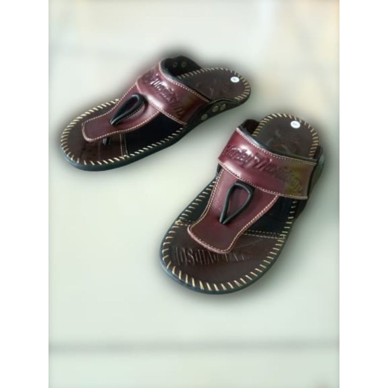 Sandal kulit pria original kulit sapi berkwalitas