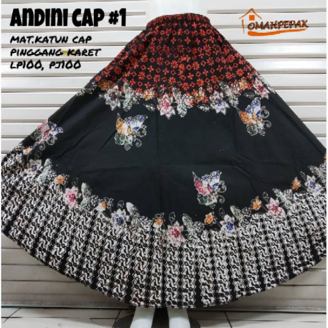 ROK BATIK CAP ROK BATIK KEKINIAN ROK BATIK ETNIK