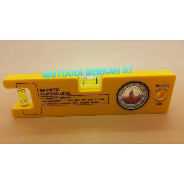 

Alat Perkakas-Penggaris Ukur Waterpas Magnetic Torpedo Level Termurah