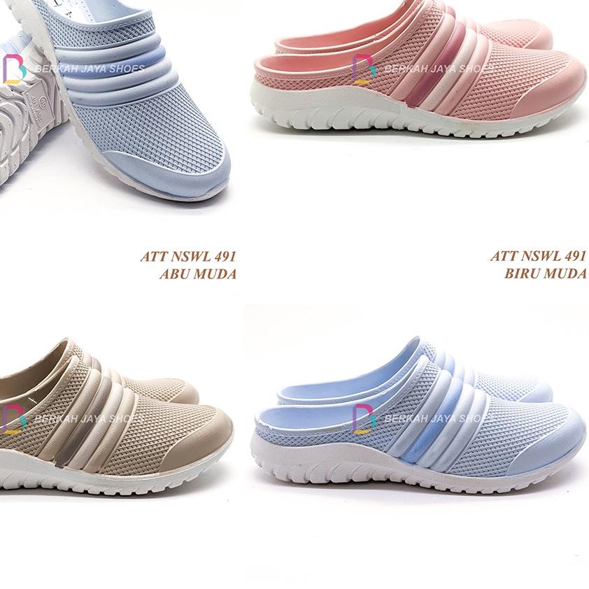 Sepatu Sandal Karet Wanita - Sepatu Sandal Karet Wanita ATT NSWL 491 - Sepatu Sandal Anti Air dan An