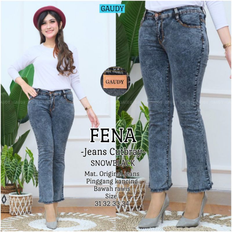 fena celana jeans cutbray by gaudy