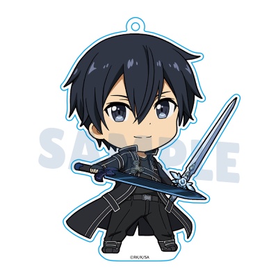 GANCI SWORD ART ONLINE CHIBI Keychain Gantungan Kunci Anime SAO Kirito Asuna Alice Schuberg Silica Ayano Konno Yuuki Lizabeth Lizbeth Sinon Tozawa Mizumi